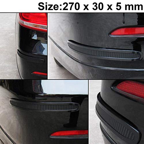 Runmade Black Anti-Collision Patch Bumper Guard Strip Anti-Scratch Bumper Protector Trim Universal For Cars Suv Pickup Truck (2 Pack) #TOP2
