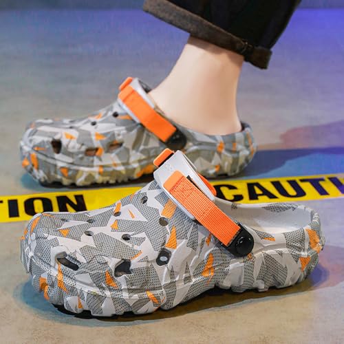 Image of CERYTHRINA Mens Womens Garden Clogs Summer Sandals Lightweight Non Slip Walking Sport Shoes Unisex Adults Clog for Pool Beach Yard Kitchen Shower