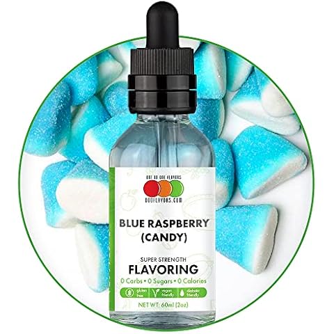 Blue Raspberry Candy Flavored Liquid Concentrate 2 oz Cover