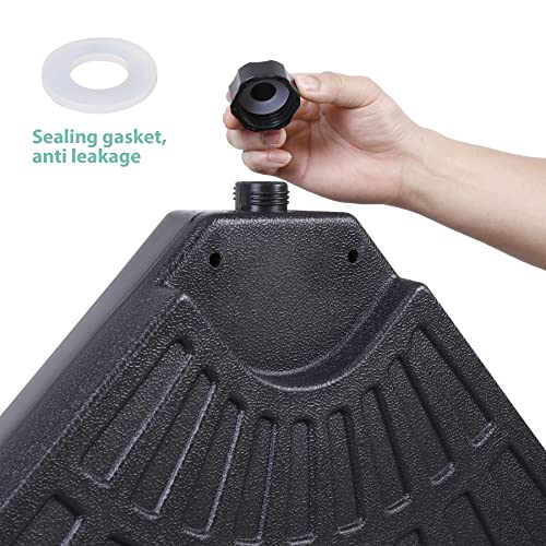 image for SUPER DEAL 4 Piece Cantilever Offset Patio Umbrella Base, Heavy Duty O