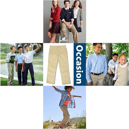 Galaxy by Harvic Boy's 2-Pack Super Stretch Slim Fit Chino Pants (Size 4-20)3