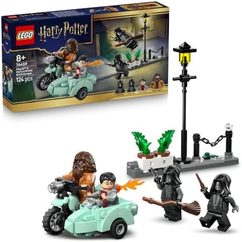 Lego 76459 Harry Potter Haggrid & Harry Prevets Escape Play Toy Birthday Present Blocks Boys Girls Children 8 Years Old 9 10 Years Old Elementary School Harry Potter Goods Interior Stylish