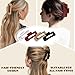 4Pcs Cloud Claw Clips, Soft & Flexible Cozy Claw Clip, Flexible Claw Clip, Ponytail Hairpins for Thick or Fine Hair, Beauty Accessory for Women & Girls