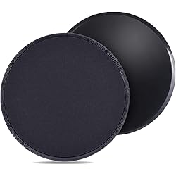 DigiELE Discos Deslizantes, 2 Core Sliders, Sliders Ejercicio de Doble Cara y Glide Discos vírgenes para Uso en Pisos, Yoga Pilates Core - Entrenamiento de Cuerpo Completo y Acondicionado