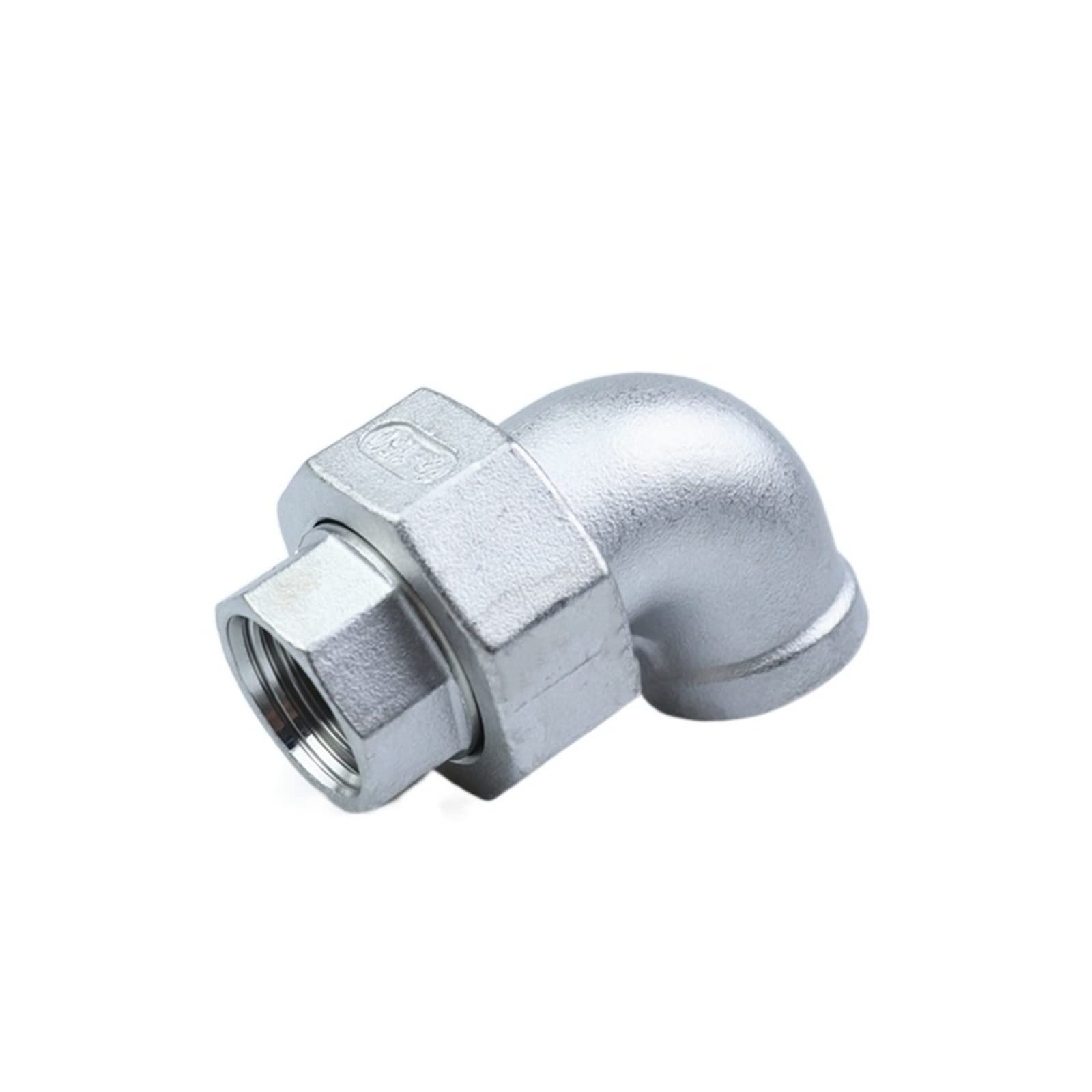 1/4" 3/8" 1/2" 3/4" 1" Female to Female BSP Thread 304 Stainless Steel Live Joint Elbow Coupling Union Connector Pipe Fitting Cheerfully (Size : 3/4 inch)