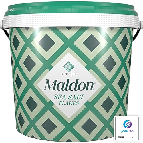 マルドン シーソルト 1.4Kg 塩 海塩 食塩 ソルト マルドンの塩 結晶塩 クリスタル ピラミット形 イギリス産 1400g SEA SALT FLAKES 1.4kg グローバルウィッシュ開封日ラベル付