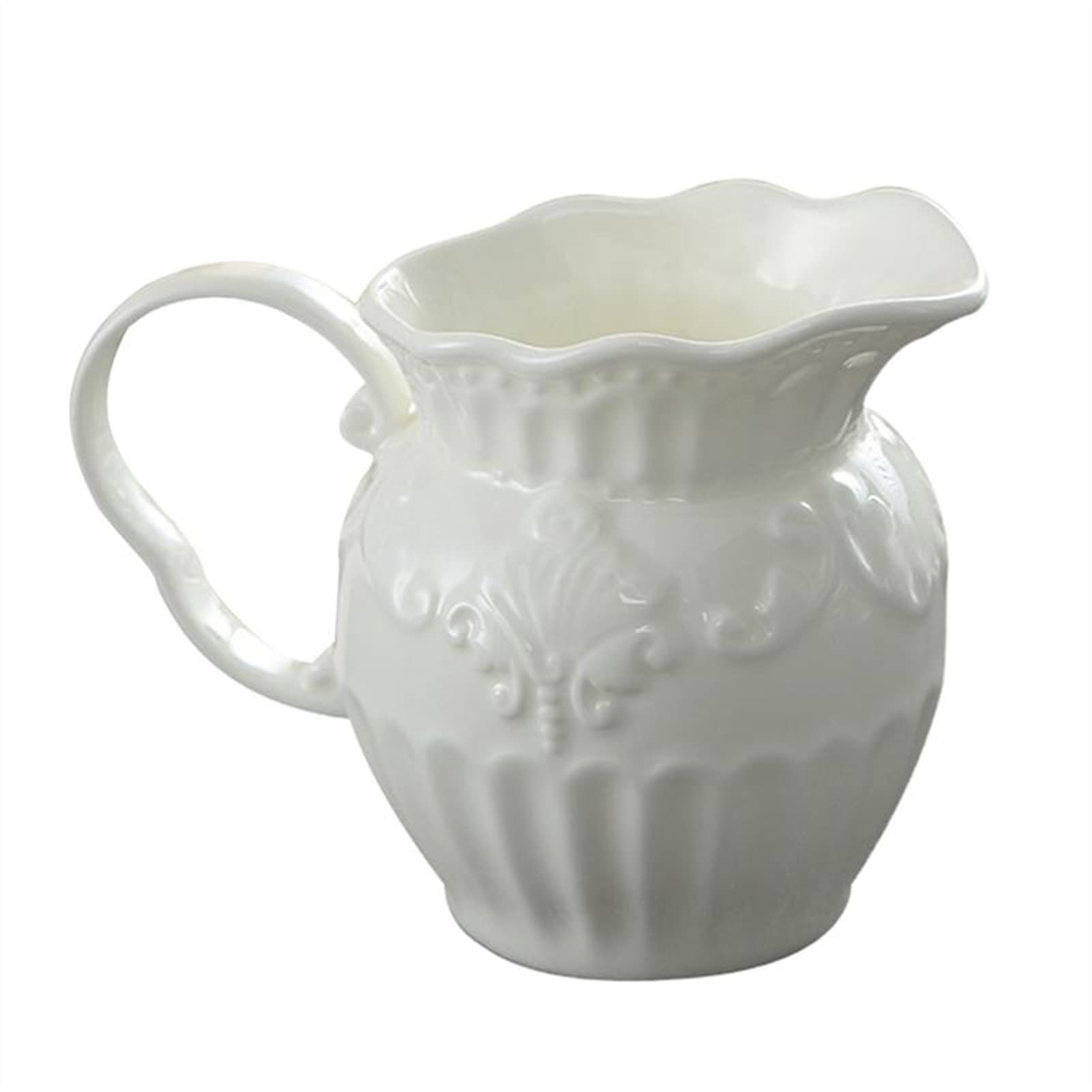 Spieniacz do mleka, dzbanek do kawy, duże europejskie ceramiczne dzbanki do mleka, dzbanek do herbaty, dzbanek do kawy, wazon na kwiaty, pojemnik do przechowywania żywności do domu, restauracja, sos