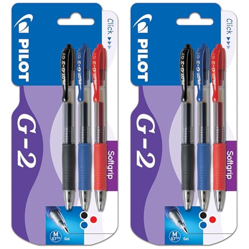PILOT G207 Bolígrafo Gel Retráctil Pack 6 miniatura 1