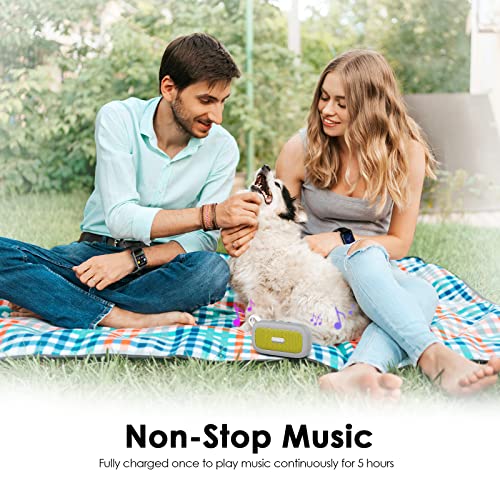 Image of Oraimo Palm Wireless Bluetooth Speaker Portable Speaker with 8W Studio Quality Sound, Powerful Bass, 5 Hours Playtime, IPX7 Waterproof, Bluetooth 5.0 and in-Built Mic