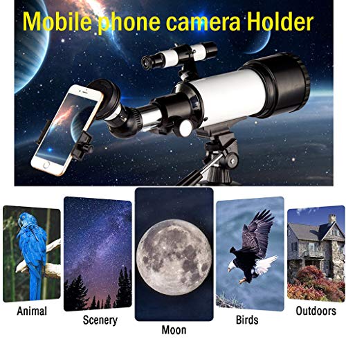 Telescopio para principiantes YXCKG 70mm refractor miniatura 7