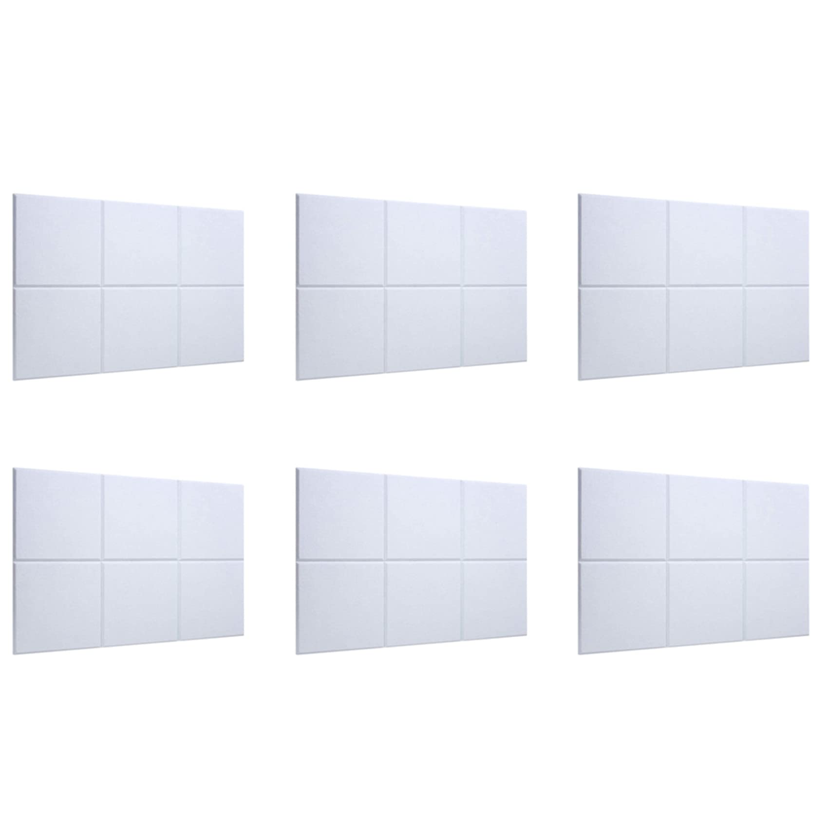 36PCS Panel de Absorción Acústica 12Pulgadax 12Pulgadax 0.4PulgadaAcolchado Una Prueba de Sonido para Aislamiento de Graves de Eco para Acústica