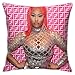 Nicki Minaj Throw Pillow Covers 18 "X18 Fundas de Almohada Decorativas para el hogar Fundas de Cojines para sofá Dormitorio Sala de Estar