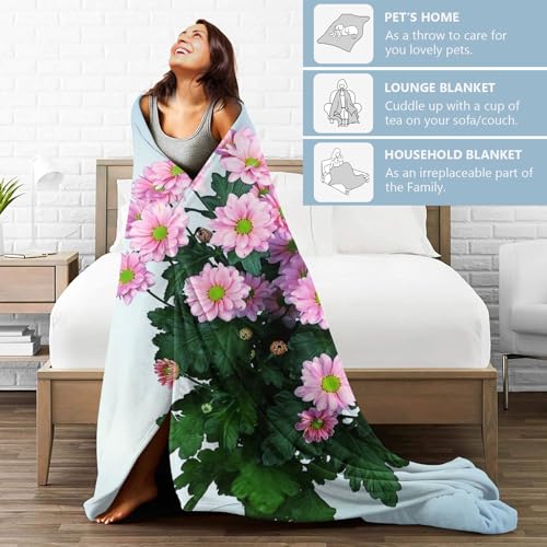 Zeleda PUGBL40701015060 Pug Blanket Fleece Throw Blanket For Bed Sofa Travel And Camping thumb #4