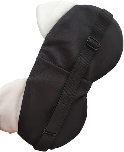 Miniatura 5 de Linda máscara de ojo de gato de viaje, suave caricatura, divertida, con los ojos vendados, cubierta para los ojos para dormir, avión, oficina siesta