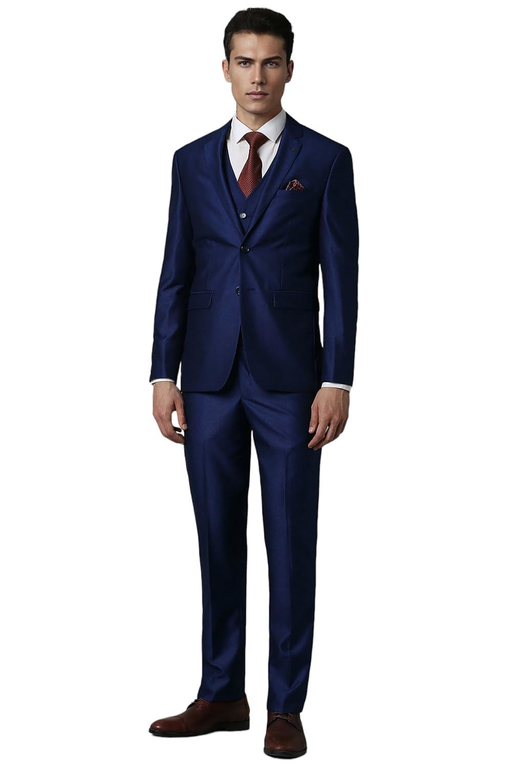 louis philippe Men's Polyester Blend Three Piece Suit-Dress Set-picture-31