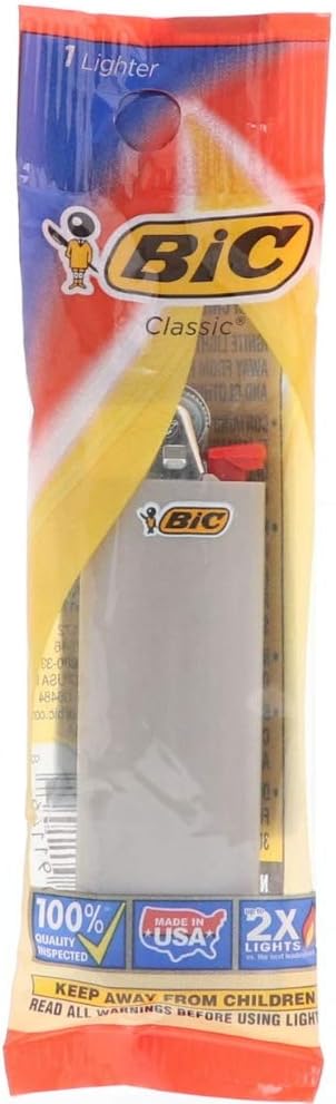 Bic Classic Disposable Lighter, Colors May Vary 1 ea (Pack of 5)