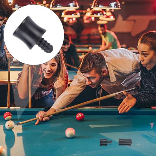 Protections de joint pour queue de billard INFUNLY en plastique noir ajusté
