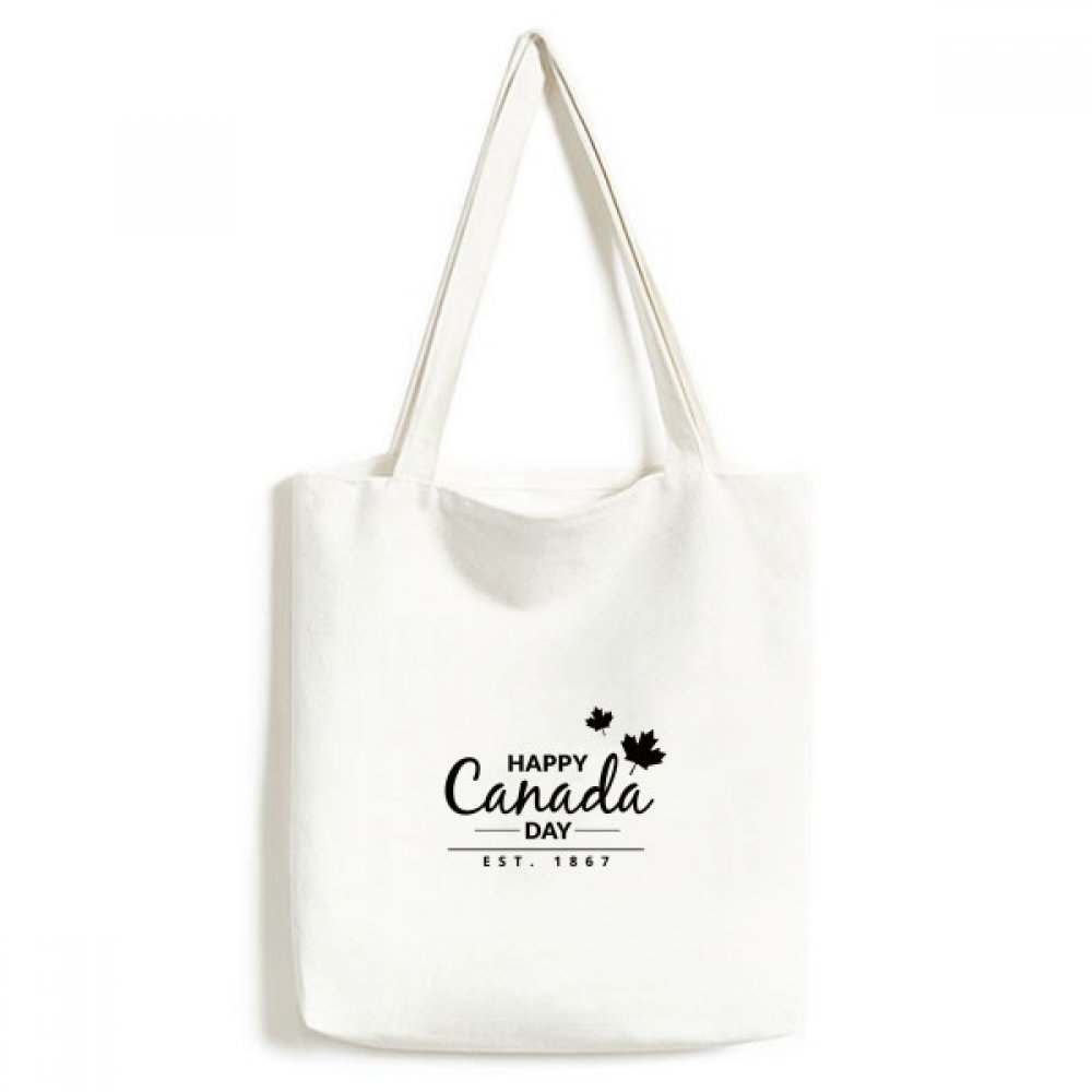 Grande capacité et toile robuste pour ce sac fourre-tout écologique feuille d'érable