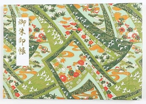 御朱印帳ホルダー 見開きサイズ|フィルム式で出し入れ簡単|差し替え可能・保管に最適|きよら 伝統の千代紙 霜月