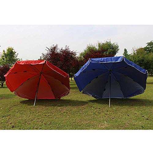 Sombrilla para terraza exterior de 2,4m con protección UV ajustable CLSDRZC 2