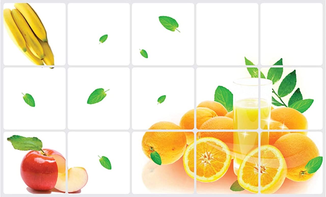 JAAMSO ROYALS Orange, Banana and Apple Design Removable Oil Proof Heat Resistant Kitchen Wall Sticker (75 CM x 45 CM) (B09B2KZJQB) Amazon Price History, Amazon Price Tracker