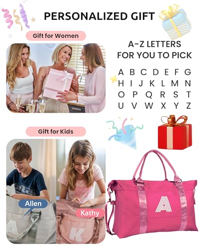 Image of Initial Travel Duffel Bag, Sports Bag, Personalized