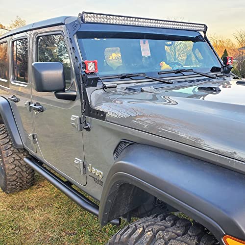 Image of KSaAuto 16 inch Short Antenna Compatible with Jeep Wrangler JL JK JKU JLU Rubicon Unlimited Gladiator (2007-2021) | Flexible Car Wash Spiral Antenna Replacement | Upgrade Designed for Optimized Reception