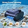 (2026 Upgrade) Pool Vacuum for Inground Pool & Above Ground Pool, Cordless Pool Cleaner with Smart Navigation, Self-Parking, LED Indicator, Wall&Waterline Cleaning Pool Robot up to 2150 Sq.ft
