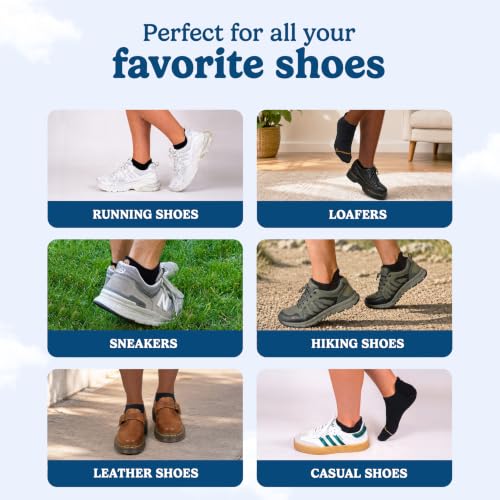 Image of SHEZZA Padded Anti-Blister Ankle Socks for Women & Men - Low Cut