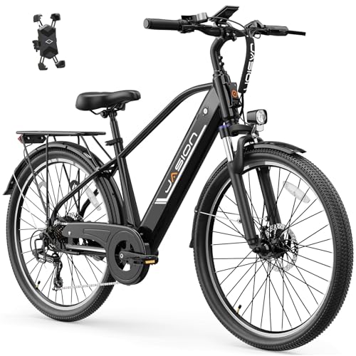 Jasion Roamer Electric Bike for Adults, 60miles Range, 28MPH Max