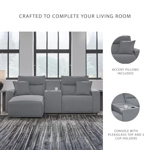 Image of Signature Design by Ashley 3-Piece Power Reclining Sectional with Chaise