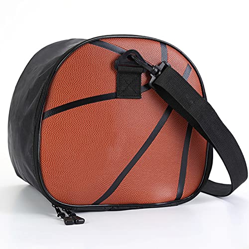 XHXseller Basketballtasche, Sporttasche, alle Sporttaschen, Fitnessstudio, Soccer Fußball, Basketball, Fußball, Volleyball, abnehmbarer Gurt aus PU-Leder, Fitness für junge Kinder - Image 3