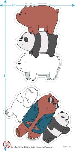 Miniatura 2 de Pegatinas coleccionables We Bare Bears Grizz, Ice Bear y Panda Stack