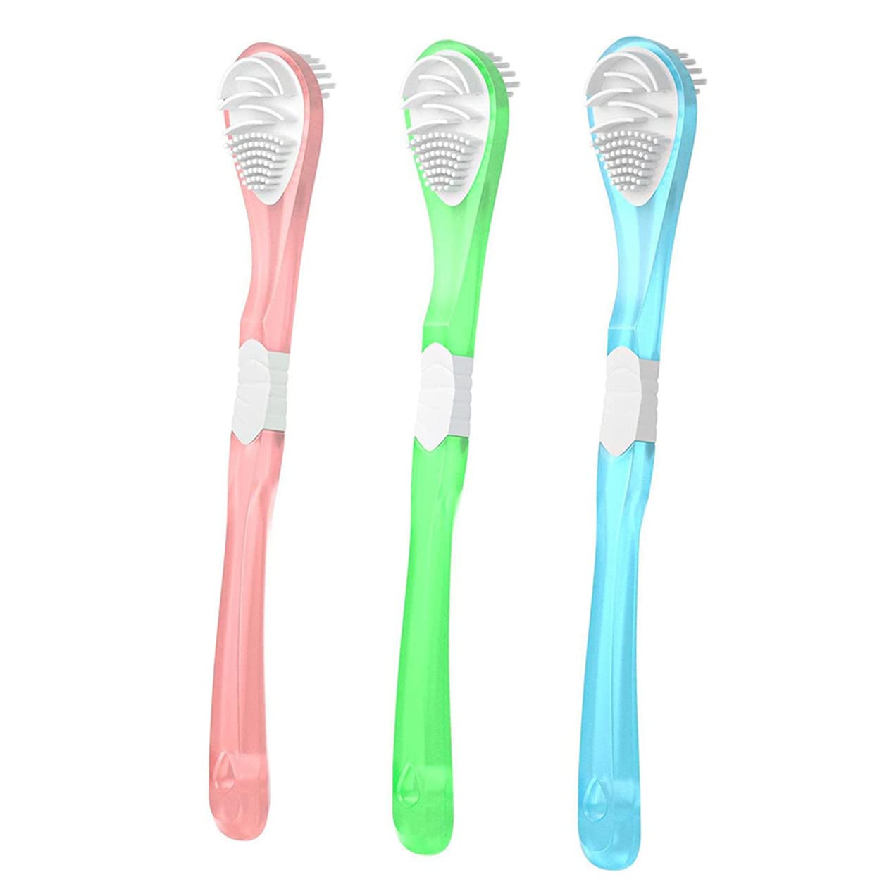 Hemoton 3pcs Cleaning Brush Plastic Scraper Tounge Scraper