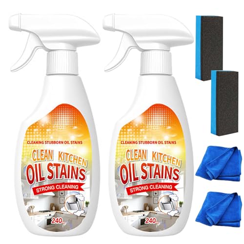 wuliao FIELL Heavy-Duty Kitchen Degreaser Foam Cleaner, Naivetu Clean Kitchen Oil Stains Spray,...