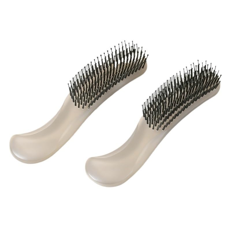 Curved Shaped Self Drying Comb Purpose Styling Portable Hairbrush