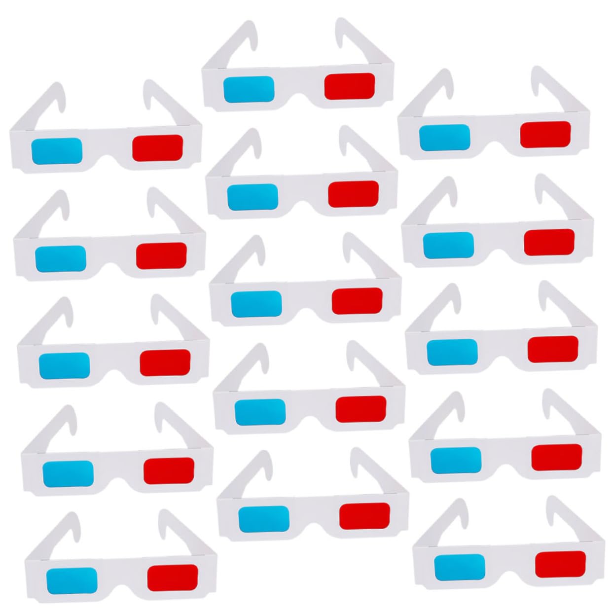 CIYODO 3D Stereoscopic Glasses Paper Frames Anaglyph Glasses for 3D Movies Movies