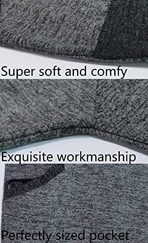 GADEWAKE Womens Casual Color Block Long Sleeve Round Neck Pocket T Shirts Blouses Sweatshirts Tops - Image 5