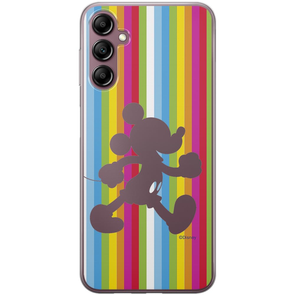 ERT GROUP mobile phone case for Samsung A14 4G/5G original and officially Licensed Disney pattern Mickey 028 optimally adapted to the shape of the mobile phone, partially transparent