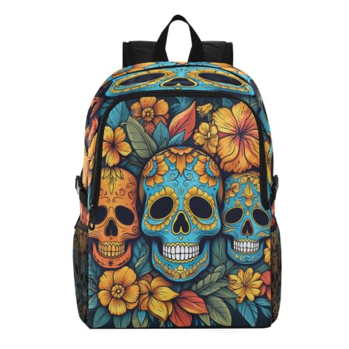 Sac à dos crânes floraux pour vos voyages et randonnées