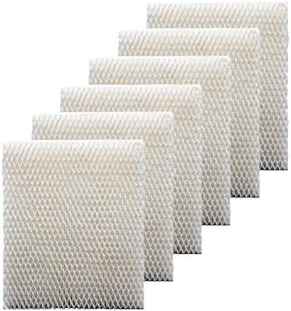 Colorfullife 6 Pack Humidifier Wicking Filter T for Honeywell Top Fill Tower Humidifier HEV615, HEV620, Replacement Filter T, Replace Parts HFT600T HFT600PDQ