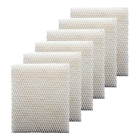 Colorfullife 6 Pack Humidifier Wicking Filter T for Honeywell Top Fill Tower Humidifier HEV615, HEV620, Replacement Filter T, Replace Parts HFT600T HFT600PDQ Cover