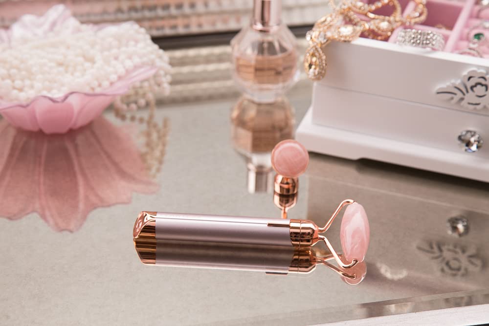 Flawless Original Elektrischer Gesichtsroller - Pink - Massageroller - Gesichtsrolle - Mikrovibration