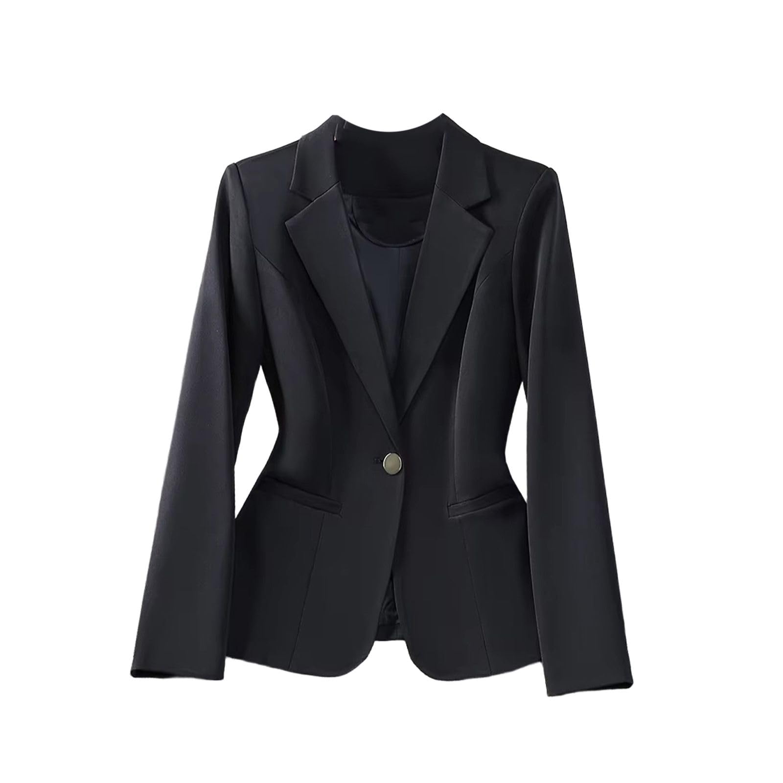 GUOYUXIAO Giacca Formale a Maniche Lunghe, Slim Fit Business per Abbigliamento Professionale