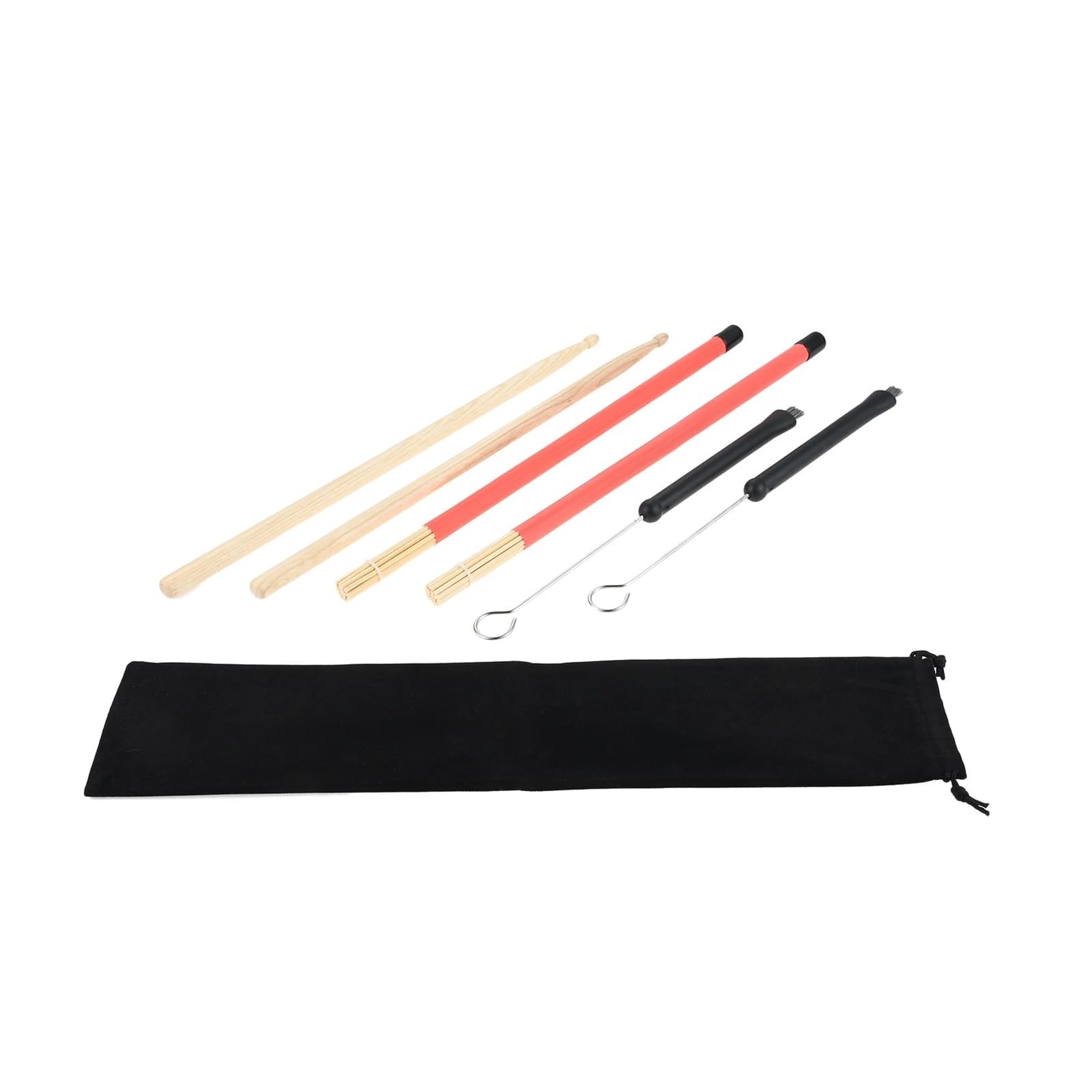 Jeu De Brosses For Baguettes De Tambour, Fil Machine En Érable 5A