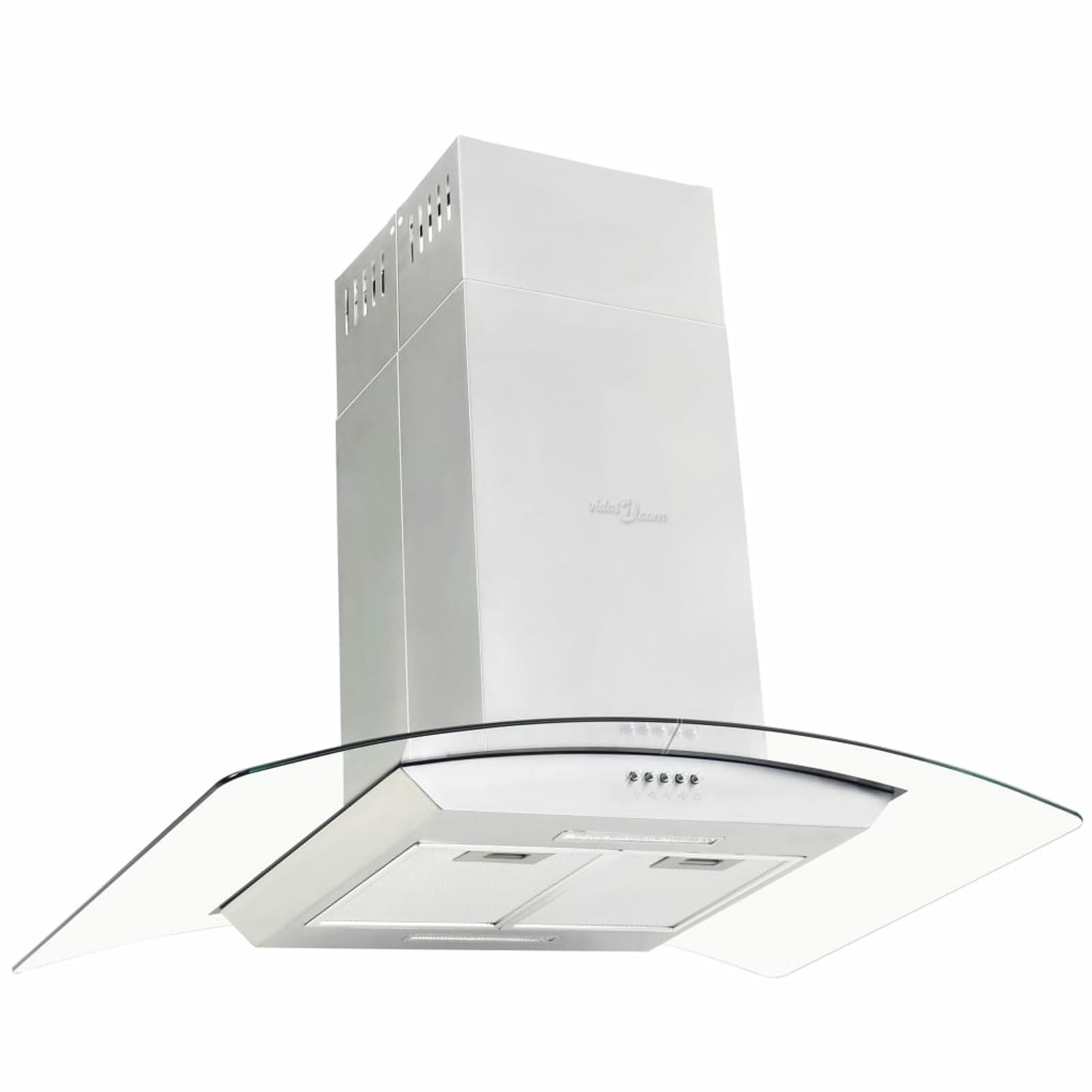Homgoday Dunstabzugshaube Insel 90 cm Edelstahl 756 m³/h LED