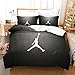 Produktbild IKYE Michael Jordan 3D Bettwäsche Set Drucken Betten Set Jugendliche Bettbezug Mit Mikrofaser Reißverschluss Schließung Kopfkissenbezug Weich Haltbar Atmungsaktive Single135x200cm