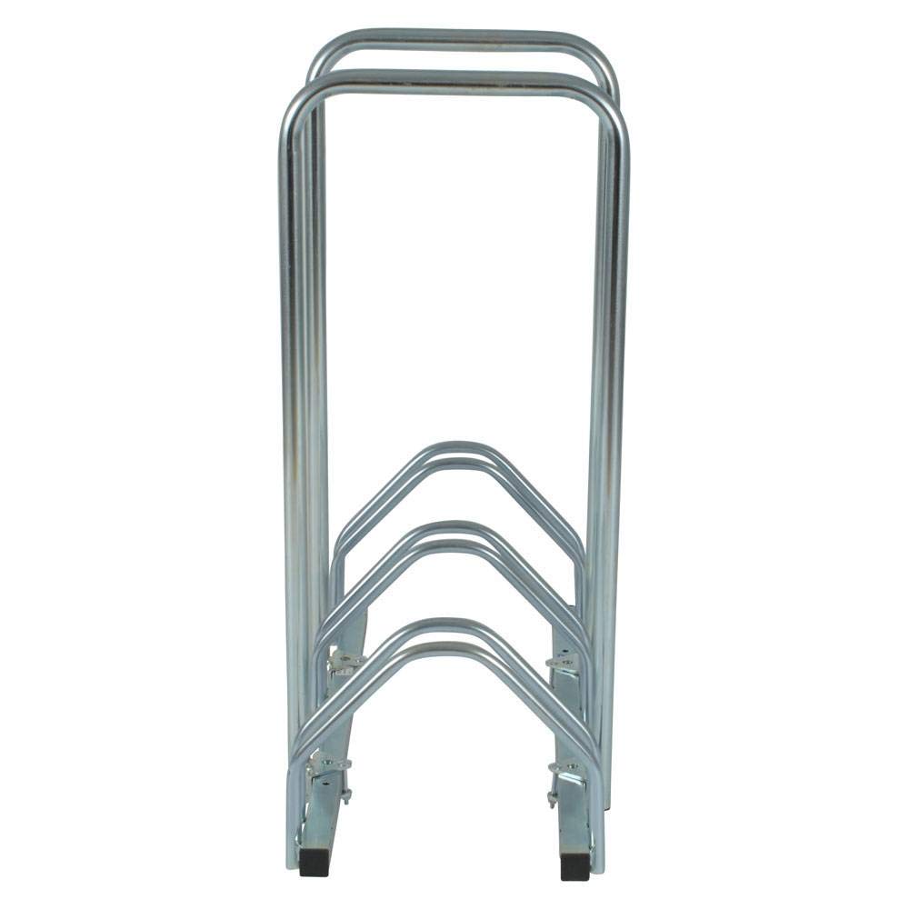 Râtelier 3 vélos avec 2 arceaux pour antivol