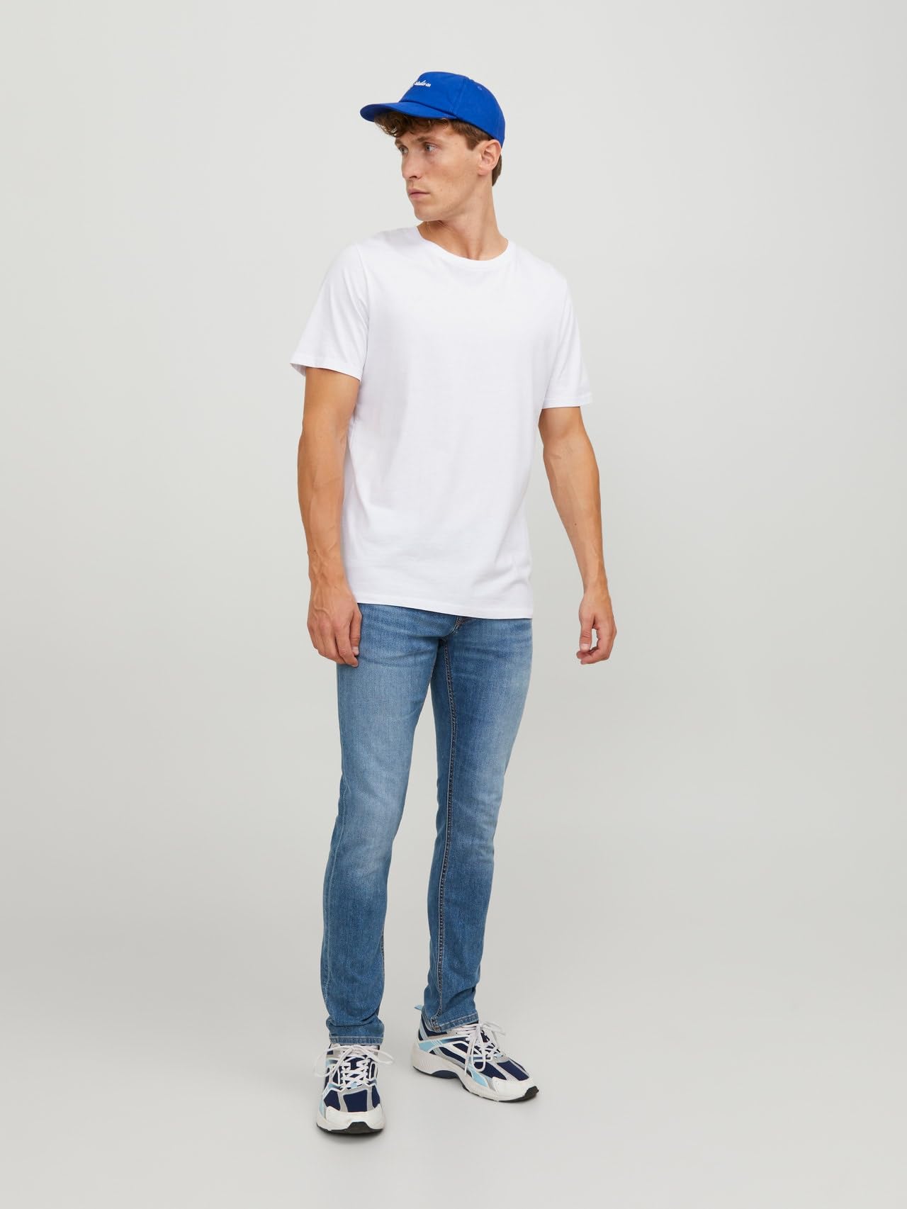 JACK & JONES JJIGLENN Homme Jean Bleu Clair Slim Fit