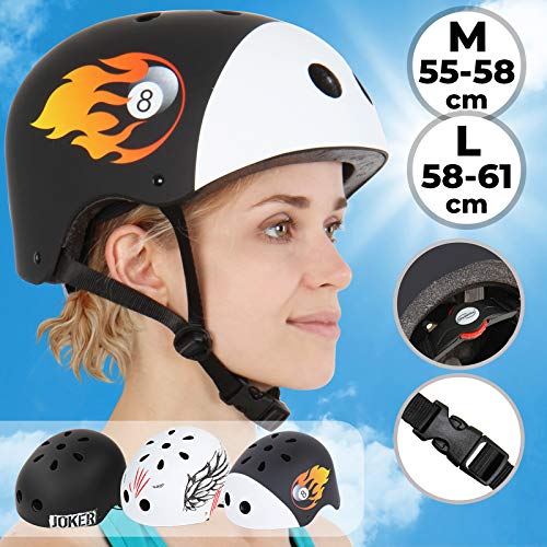 Infantastic Kinderhelm - Kopfumfang: ca. 58 bis 61 cm, inkl. Einstellrad, schlagfest, für Kinder und Jugendliche - Fahrradhelm, Kinderfahrradhelm, Fahrrad Radhelm, Helm Bike